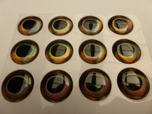 4-D Holographic 8 mm Eyes Earth